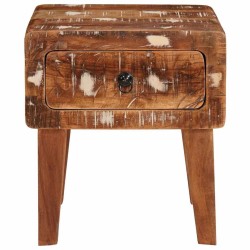 Table d'appoint Marron 40 x 32 x 46 cm Bois Recyclé Solide 621077621077