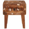 Table d'appoint Marron 40 x 32 x 46 cm Bois Recyclé Solide 621077621077