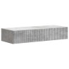 Table d'appoint murale Gris béton 87,5 x 34,5 x 17 cm 621079621079