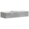 Table d'appoint murale Gris béton 87,5 x 34,5 x 17 cm 621079621079