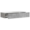 Table d'appoint murale Gris béton 87,5 x 34,5 x 17 cm 621079621079