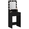 Table de Toilette Chêne noir 50 x 41 x 135 cm Bois d'ingénierie 621085621085