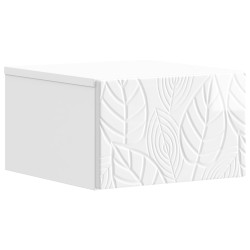 Table d'appoint murale 2 pcs Blanc brillant 34,5 x 33 x 20 cm 621086621086