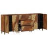 Ensemble de Meubles de Salle de Bain 3 pcs Miel Brun et or 621088621088