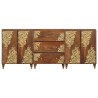 Ensemble de Meubles de Salle de Bain 3 pcs Miel Brun et or 621088621088