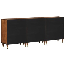 Ensemble de Meubles de Salle de Bain 3 pcs Miel Brun et or 621088621088