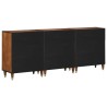 Ensemble de Meubles de Salle de Bain 3 pcs Miel Brun et or 621088621088