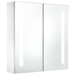 Armoire de salle de bain à miroir LED 60x14x62 cm 621089621089