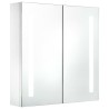 Armoire de salle de bain à miroir LED 60x14x62 cm 621089621089