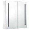 Armoire de salle de bain à miroir LED 60x14x62 cm 621089621089