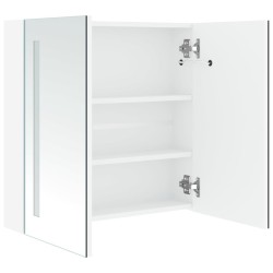 Armoire de salle de bain à miroir LED 60x14x62 cm 621089621089