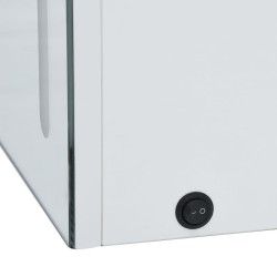 Armoire de salle de bain à miroir LED 60x14x62 cm 621089621089