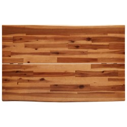 Ensemble à manger 3 pcs avec bord vivant bois massif d'acacia 621090621090