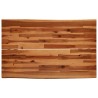 Ensemble à manger 3 pcs avec bord vivant bois massif d'acacia 621090621090