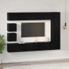 Ensemble meuble TV 10 pcs Chêne noir Bois d'ingénierie 621093621093