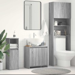 Armoire de bain Sonoma gris 60x33x61 cm Bois d'ingénierie 621094621094