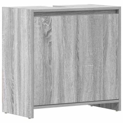 Armoire de bain Sonoma gris 60x33x61 cm Bois d'ingénierie 621094621094