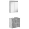 Ensemble de mobilier de salle de bain TULUM 2 pcs Gris Sonoma 621095621095