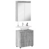 Ensemble de mobilier de salle de bain TULUM 2 pcs Gris Sonoma 621095621095