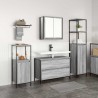 Ensemble de mobilier de salle de bain 3 pcs Gris Sonoma 621096621096