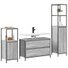 Ensemble de mobilier de salle de bain 3 pcs Gris Sonoma 621096621096