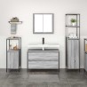 Ensemble de mobilier de salle de bain 3 pcs Gris Sonoma 621096621096