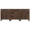 Ensemble de mobilier de salle de bain avec tiroir 3 pcs Marron 621097621097