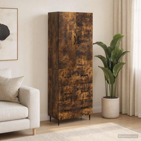 Ensemble de Meubles 2 pcs Chêne fumé 66 x 34,5 x 90 cm 621098621098