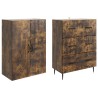 Ensemble de Meubles 2 pcs Chêne fumé 66 x 34,5 x 90 cm 621098621098