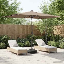 Parasol de jardin avec lumières LED et base 200 x 300 cm 621101621101