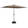 Parasol de jardin avec lumières LED et base 200 x 300 cm 621101621101