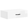 Table d'appoint murale Blanc brillant 59 x 34,5 x 17 cm 621104621104