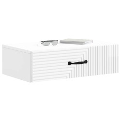 Table d'appoint murale Blanc brillant 59 x 34,5 x 17 cm 621104621104