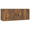 Ensemble de meubles TV 8 pcs Chêne fumé Bois d'ingénierie 621105621105