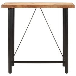 Table de bar 110x55x107 cm bois massif de manguier et fer 621107621107