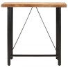Table de bar 110x55x107 cm bois massif de manguier et fer 621107621107