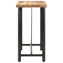 Table de bar 110x55x107 cm bois massif de manguier et fer 621107621107