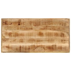 Table de bar 110x55x107 cm bois massif de manguier et fer 621107621107