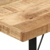 Table de bar 110x55x107 cm bois massif de manguier et fer 621107621107