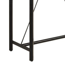 Table de bar 110x55x107 cm bois massif de manguier et fer 621107621107