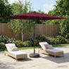 Parasol de jardin avec lumières LED et base 200 x 300 cm 621109621109