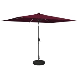 Parasol de jardin avec lumières LED et base 200 x 300 cm 621109621109