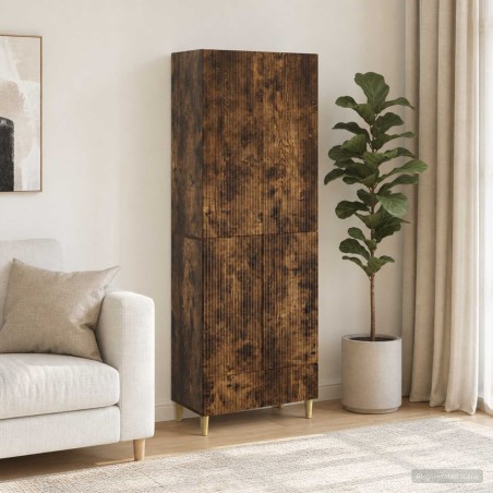 Ensemble de Meubles 2 pcs Chêne fumé 66 x 34,5 x 95 cm 621110621110