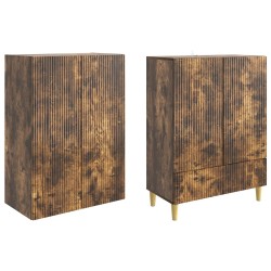 Ensemble de Meubles 2 pcs Chêne fumé 66 x 34,5 x 95 cm 621110621110