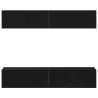 Ensemble meuble TV 4 pcs Chêne noir 80 x 30 x 30 cm 621112621112