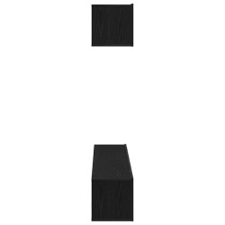 Ensemble meuble TV 4 pcs Chêne noir 80 x 30 x 30 cm 621112621112