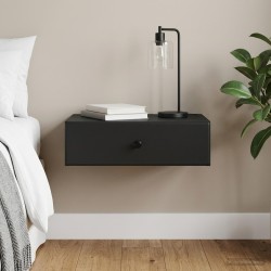 Table d'appoint murale Noir 59 x 34,5 x 17 cm Bois d'ingénierie 621115621115