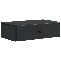 Table d'appoint murale Noir 59 x 34,5 x 17 cm Bois d'ingénierie 621115621115