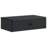 Table d'appoint murale Noir 59 x 34,5 x 17 cm Bois d'ingénierie 621115621115