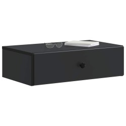 Table d'appoint murale Noir 59 x 34,5 x 17 cm Bois d'ingénierie 621115621115